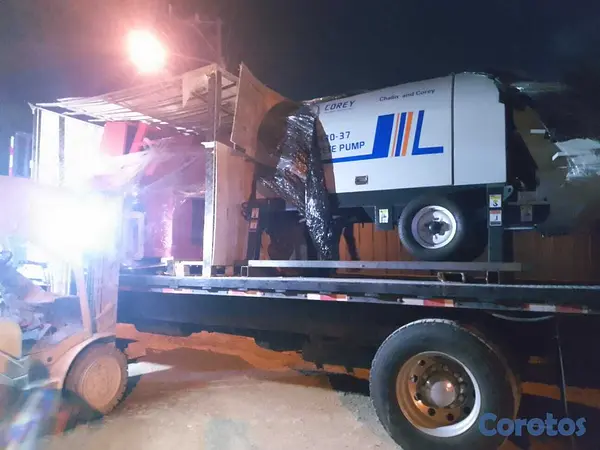 construccion e industrial - Bomba de arrastre y trompo de hormigón  5