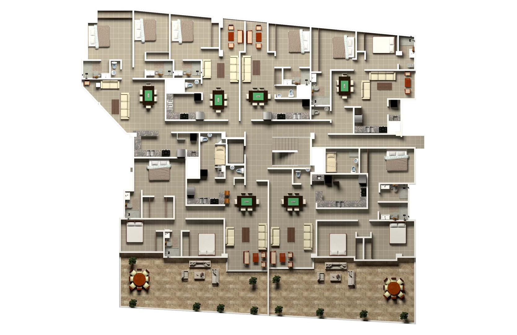 apartamentos - Proyecto de apartamento en Venta (1 Habitación) en La Feria 3