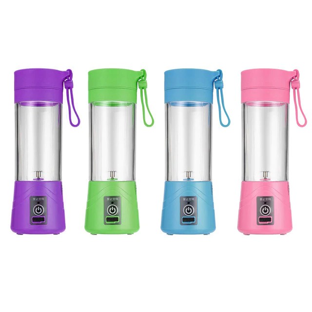 electrodomesticos - Licuadora Portatil Recargable Portable Jugos Batidos Batidor 4 CUCHILLAS 5