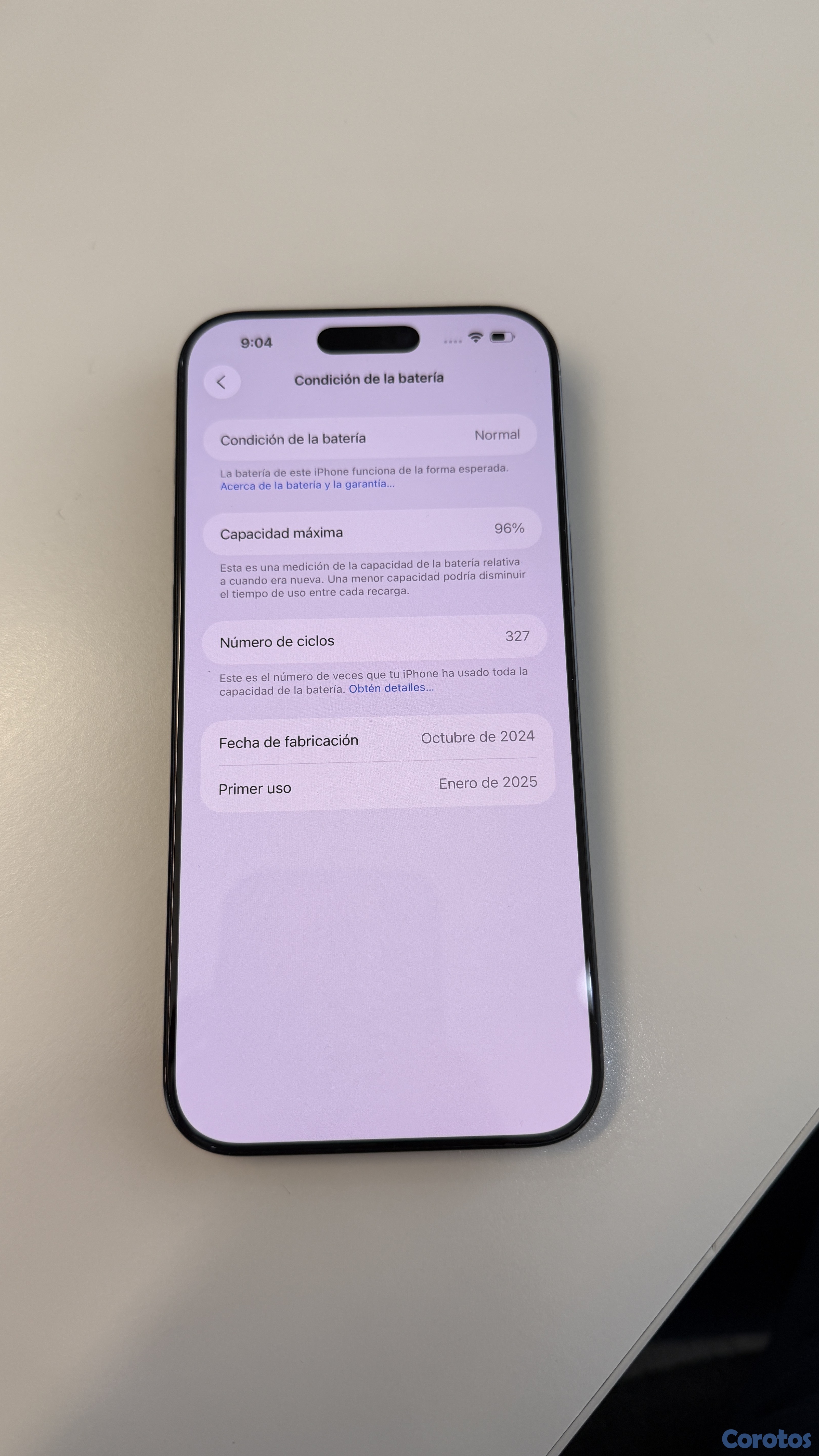 celulares y tabletas - Vendo iPhone 16 Pro Max 256 GB de Claro 3
