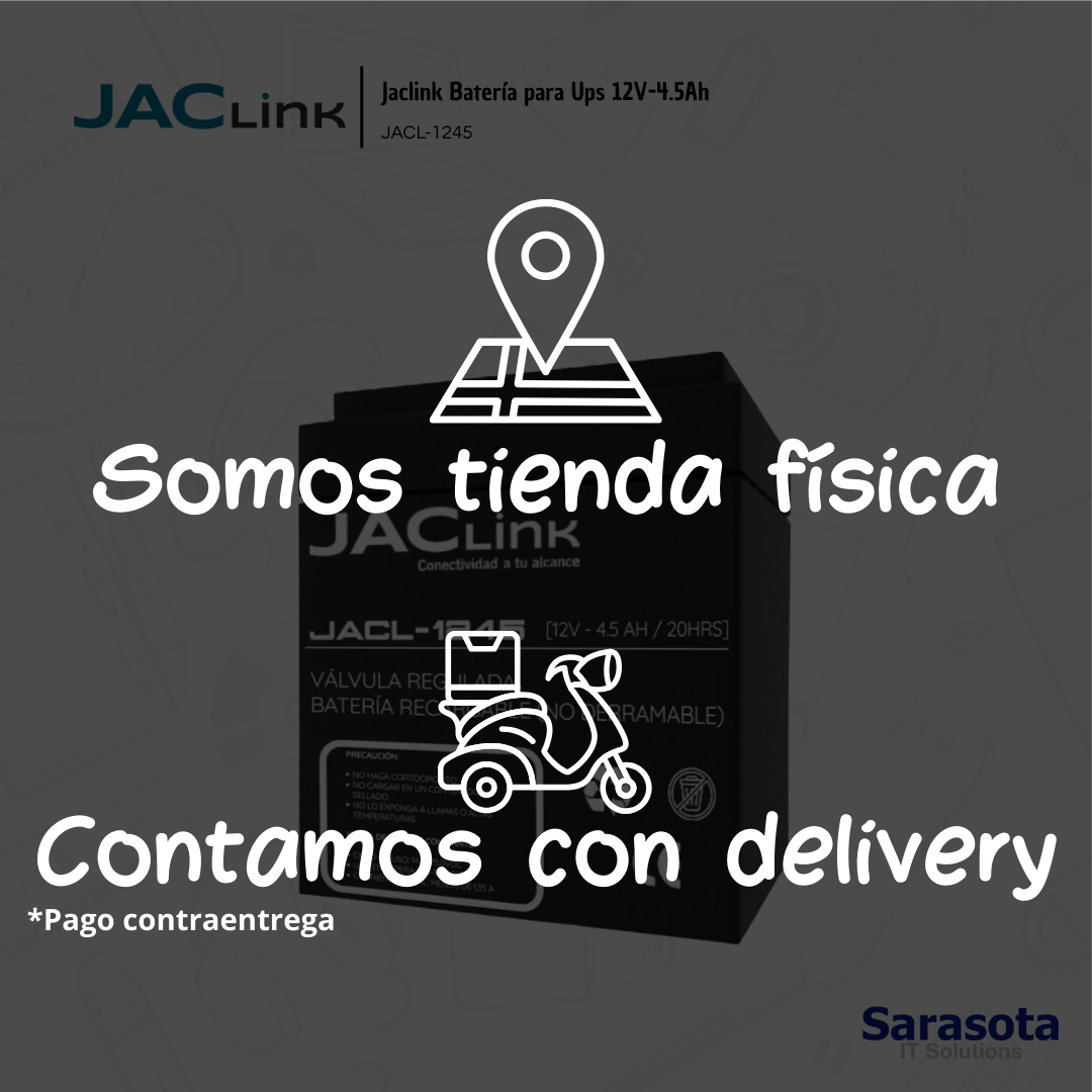 accesorios para electronica - Jaclink Batería para Ups 12V-4.5Ah JACL-1245 1