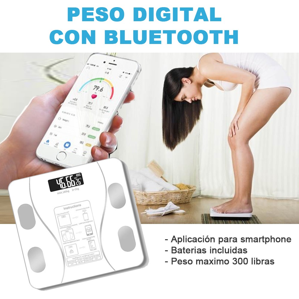 decoración y accesorios - Peso Digital con Bluetooth
