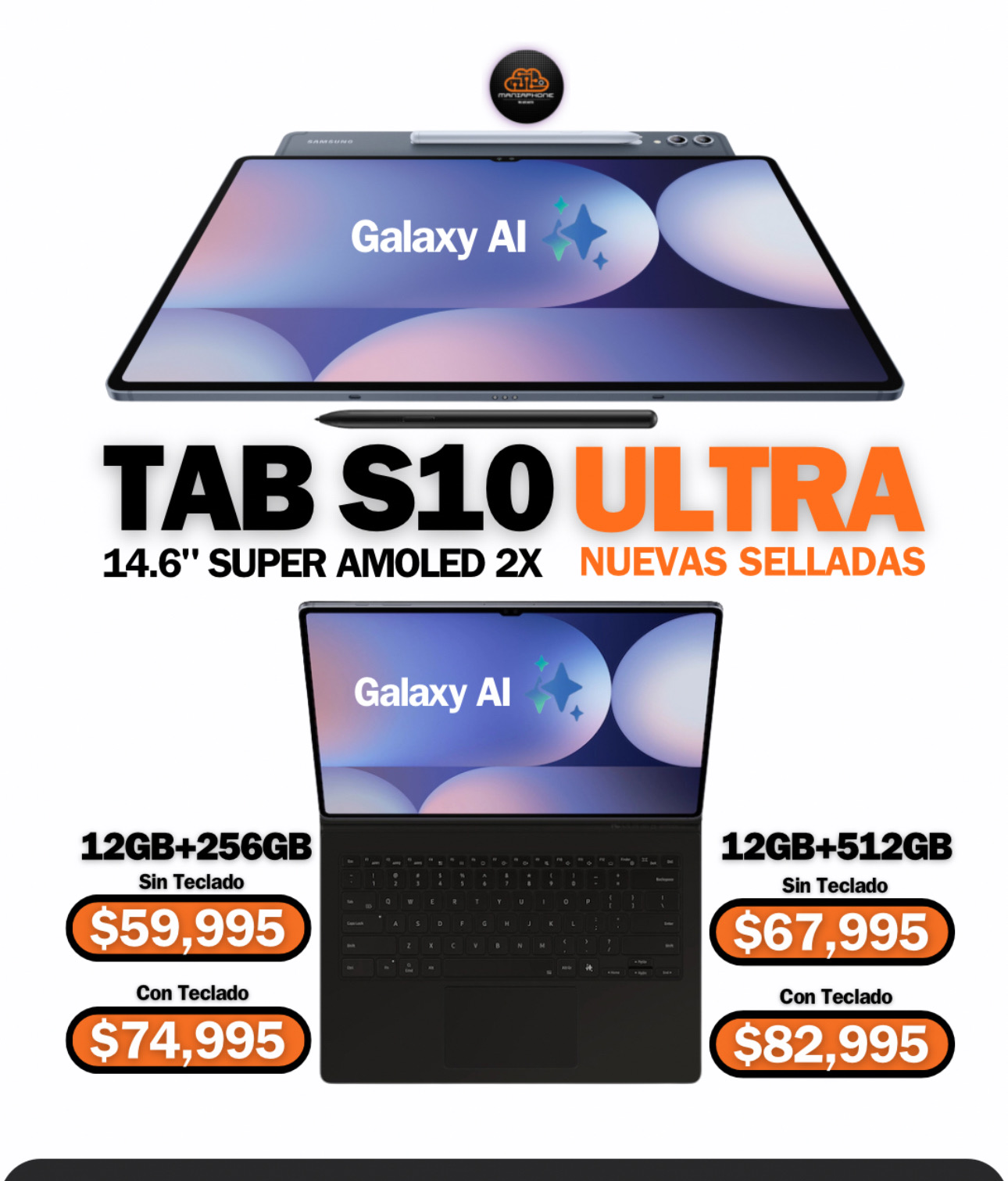 celulares y tabletas - Samsung Galaxy Tab S10 Ultra 14.6” 256GB & 512GB Nuevos Selladas  0