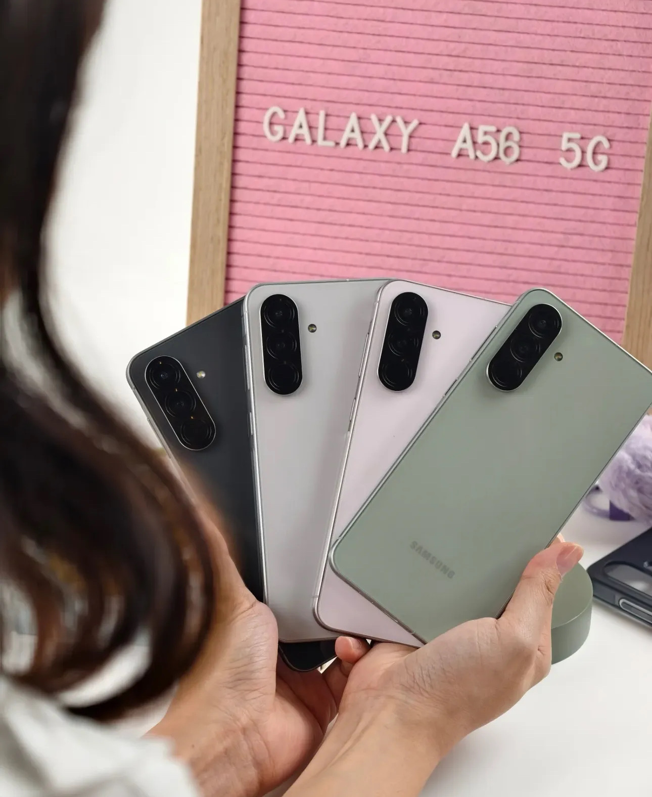 celulares y tabletas - Samsung Galaxy A56 6.7” 256GB RAM 12GB 50MP 5000mAh Sellados  2