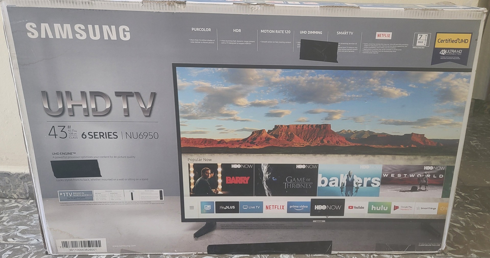 tv - Smart TV Samsung 43" 4K + Google Chromecast 4K $16,000 2