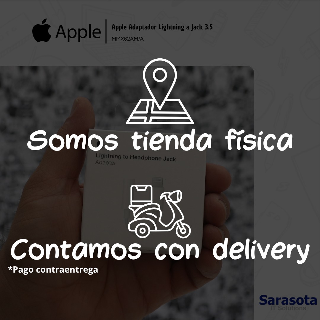 accesorios para electronica -  Adaptador Lightning a Jack 3.5mm Apple MMX62AM/A 3