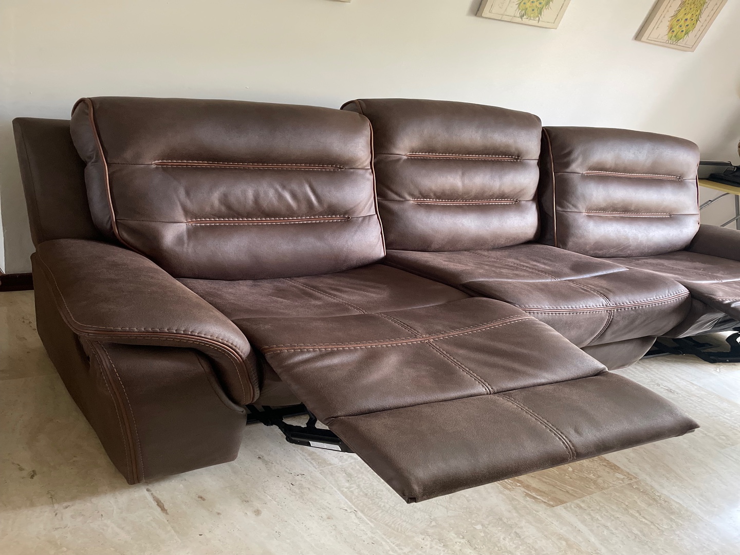 muebles y colchones - Sillón reclinable illuumel casi nuevo 1