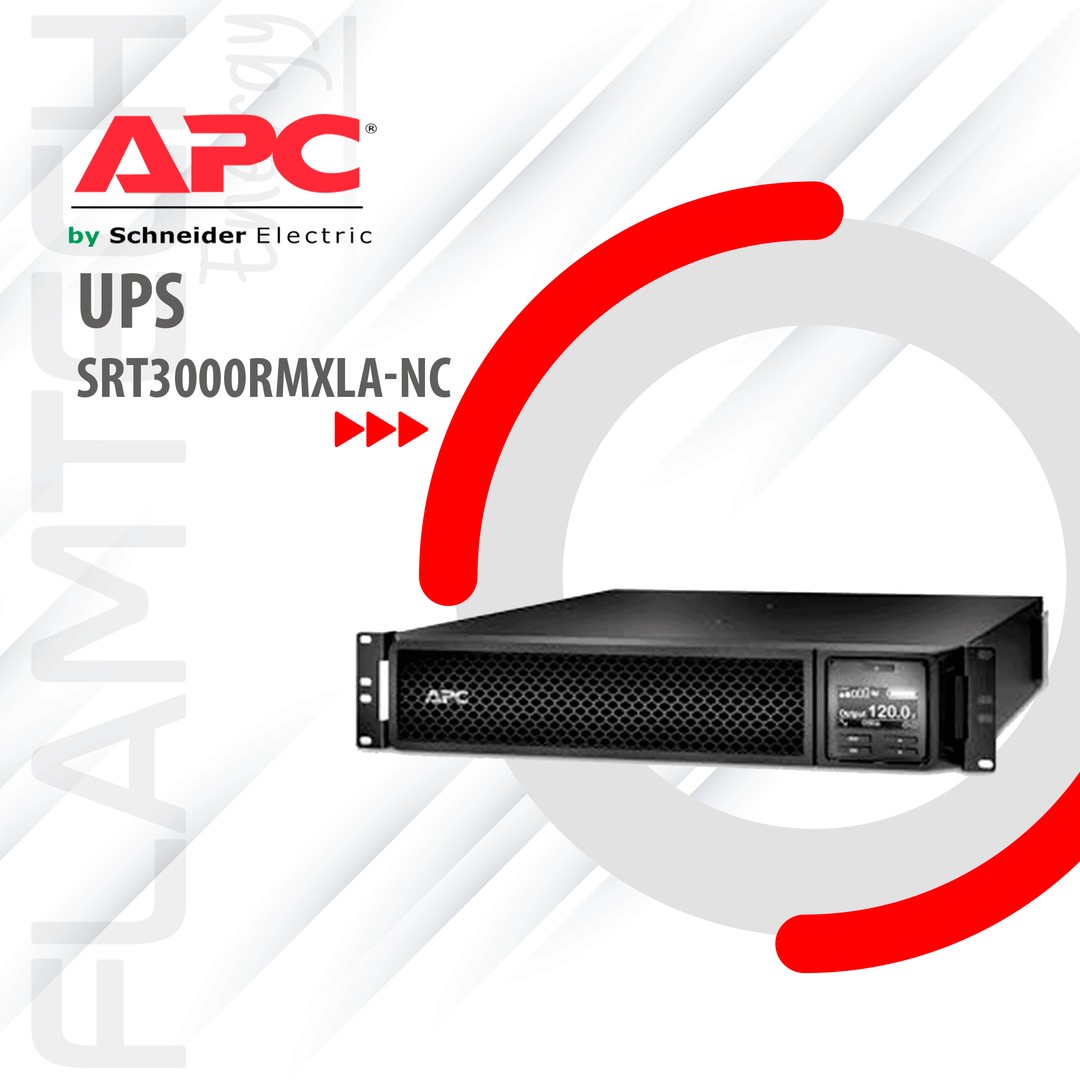 computadoras y laptops - UPS APC SMART-UPS SRT 3.0KVA(3000VA) RACK MONTABLE, 2.7 KWATTS,onda sinusoidal 