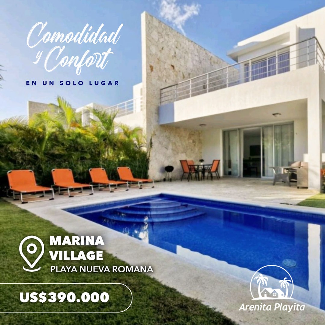 casas vacacionales y villas - Playa nueva Romana 
Uno de los mejores residenciales de República Dominicana 