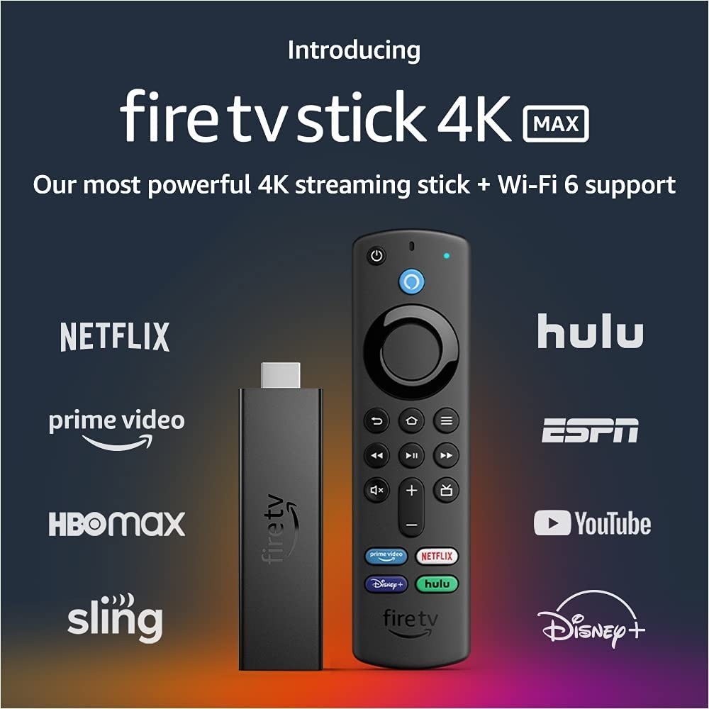 Amazon Fire TV Stick 4K Max Con Wi-Fi 6 Control Remoto Por Voz Alexa Controla TV