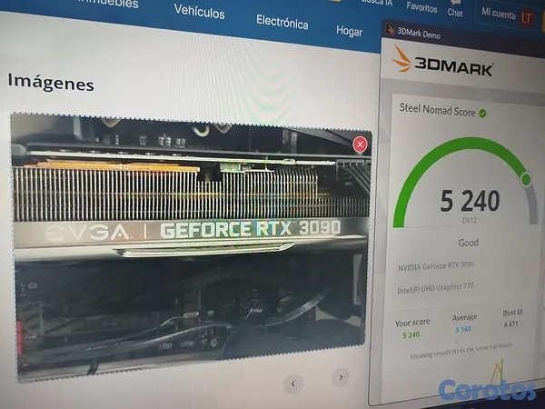 computadoras y laptops - EVGA GeForce RTX 3090 FTW3 ULTRA GAMING 24GB GDDR6 7
