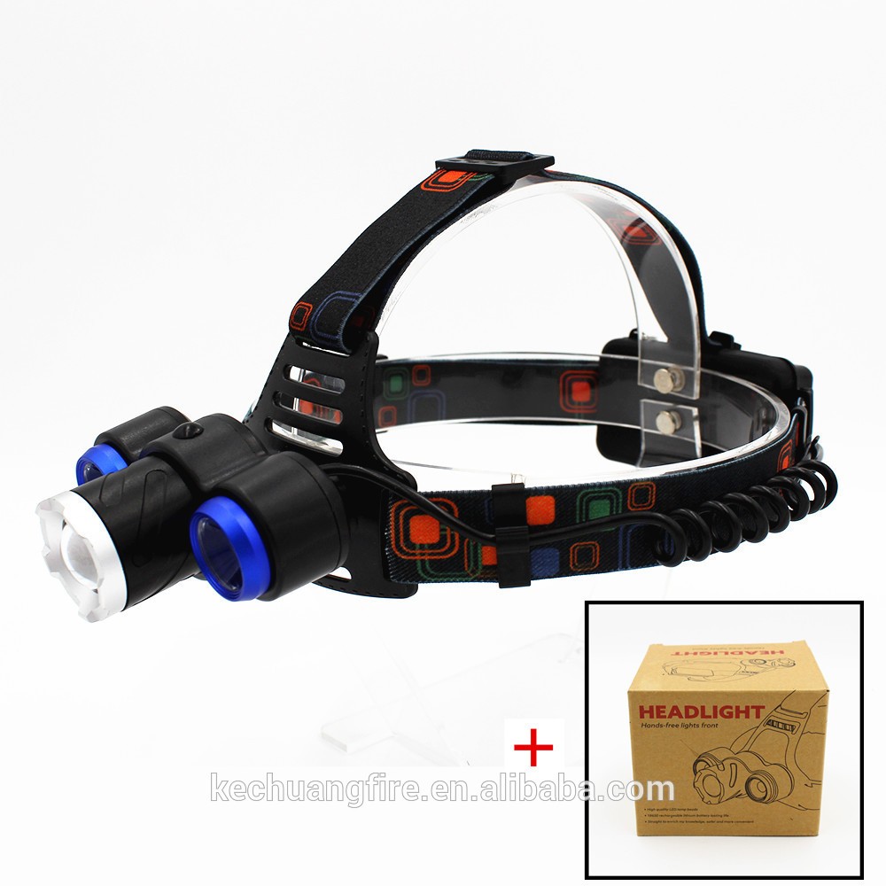 bicicletas y accesorios - Lampara Linterna De Cabeza Luz Led Recargable. Pesca. Bicicleta Camping foco 2
