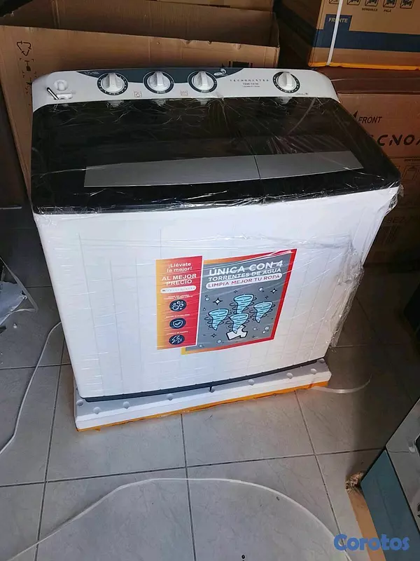 electrodomesticos - Lavadora semiautomática de 31 libras  2