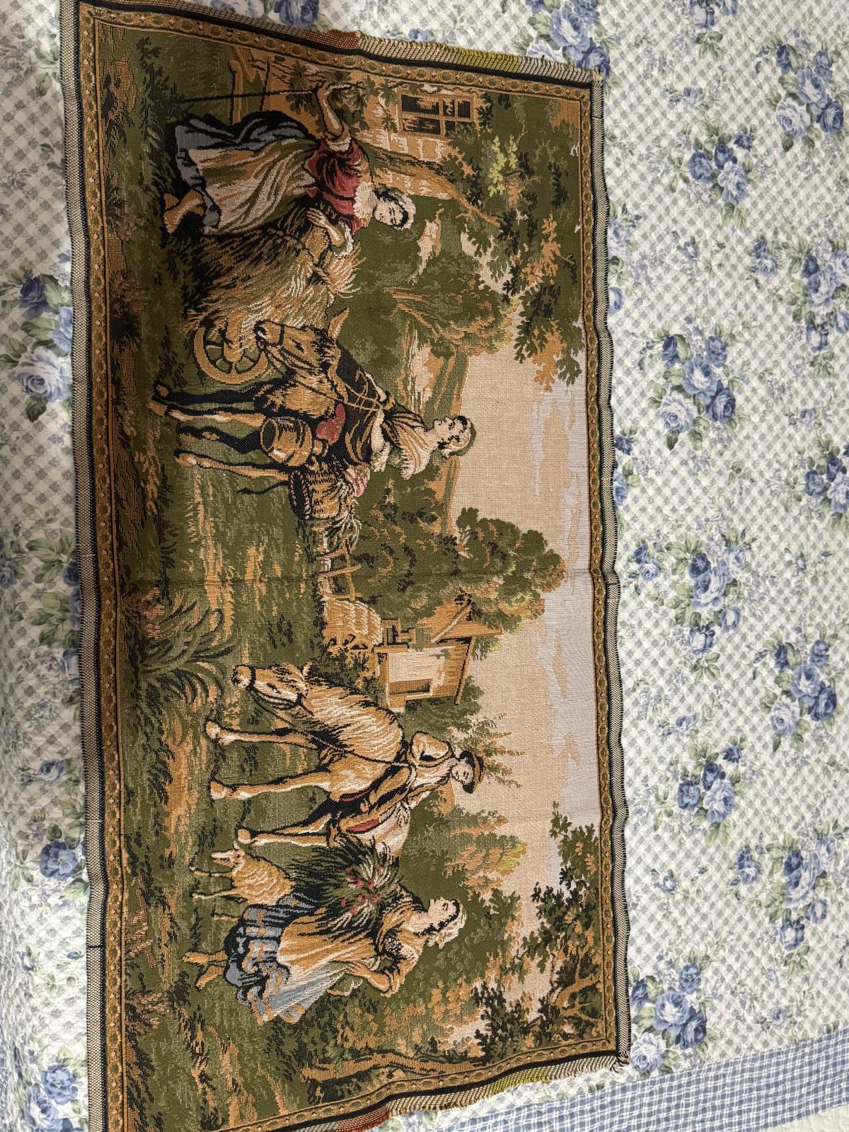 arte y antigüedades - TELA PETIT POINT ANTIGUA