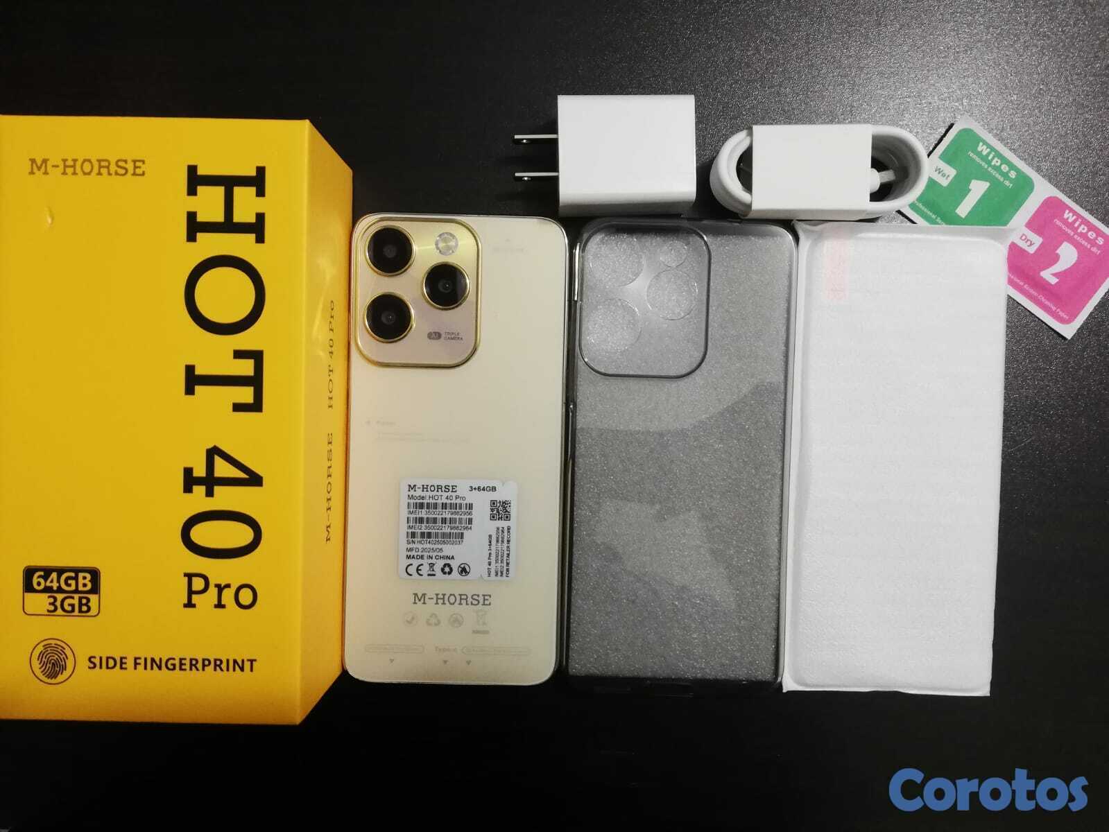 celulares y tabletas - TELEFONO M HORSE HOT 40 PRO 64+3GB SOMOS TIENDA  3