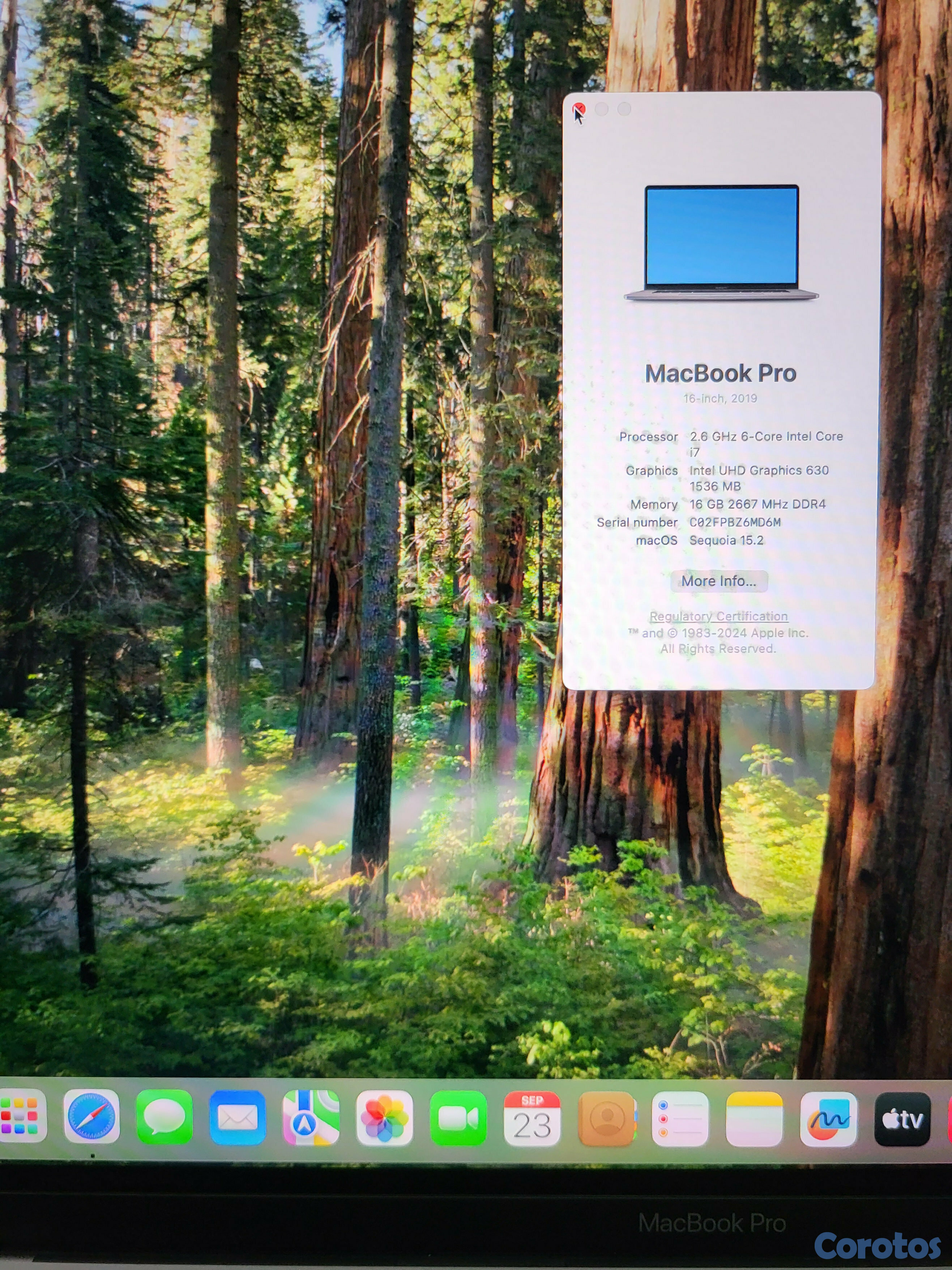 celulares y tabletas - Macbook Pro i7 2019 4