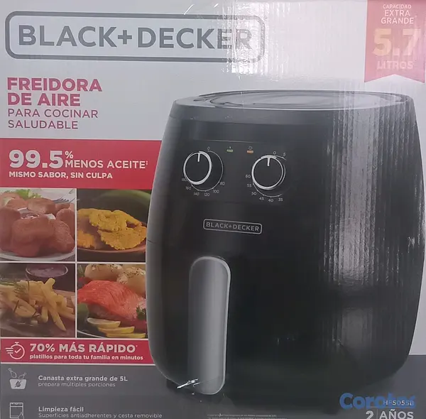 electrodomesticos - Freidora de Aire Black+Decker 5L 3