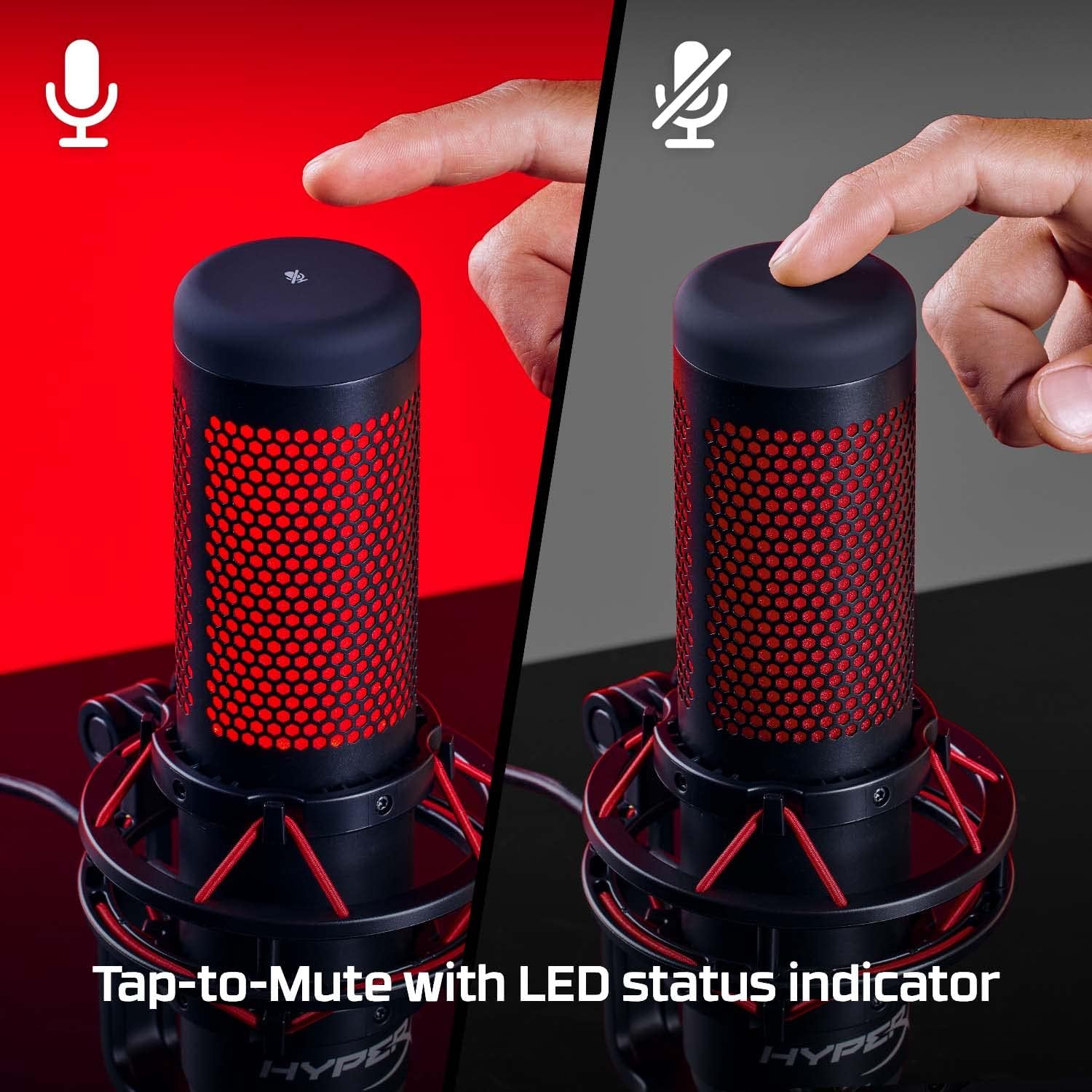 consolas y videojuegos - HyperX QuadCast - Micrófono de condensador USB  3