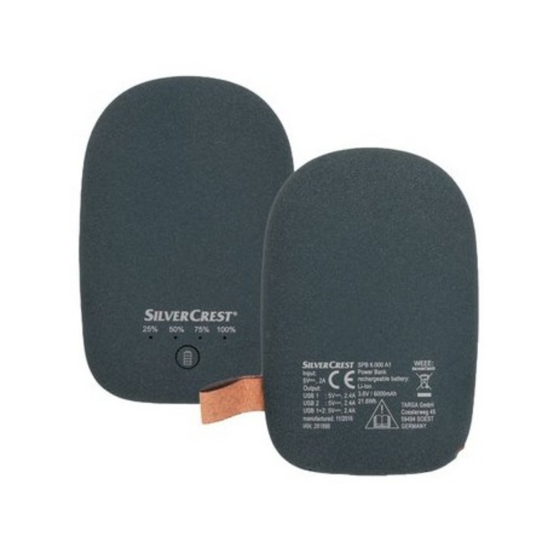 celulares y tabletas - POWER BANK 6000MAH SILVERCREST