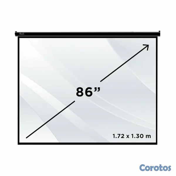 computadoras y laptops - PANTALLA KLIPX 100 pulgadas  PARA PROYECTOR  DE PARED  2