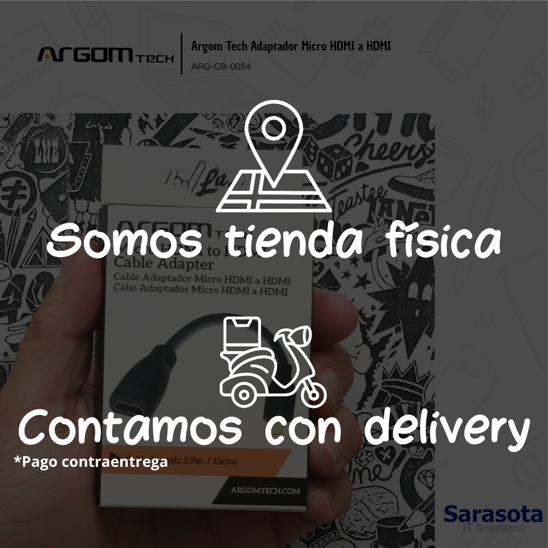 accesorios para electronica - Argom Tech Micro HDMI a HDMI hembra, ARG-CB-0054 3