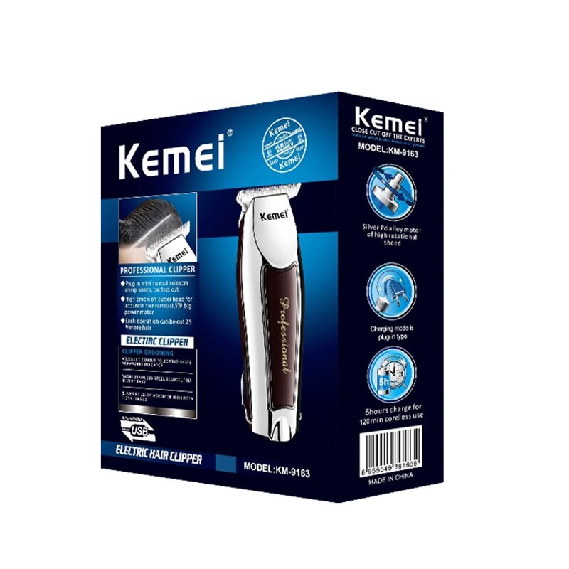 salud y belleza - Maquina de afeitar y recortar Kemei KM-9163 4