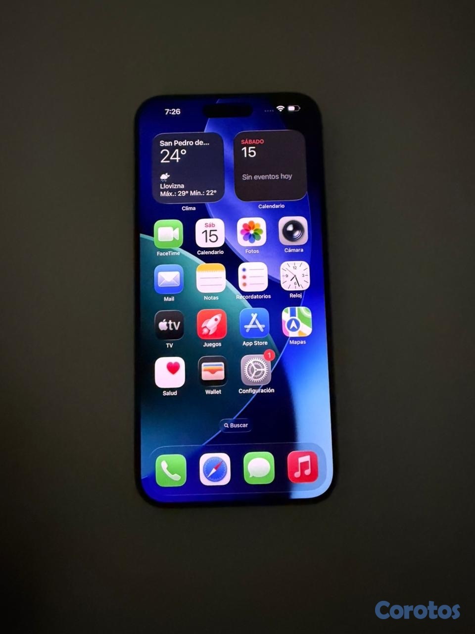 celulares y tabletas - Iphone 15 Pro Max 256 GB Natural Titanium 1