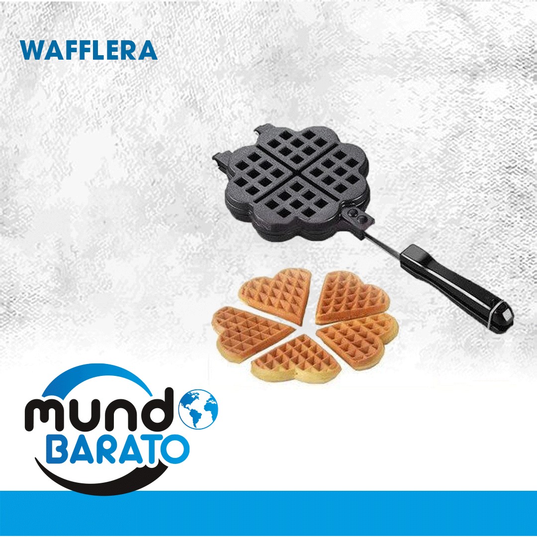 cocina - Wafflera gofres horneado en casa, waffle antiadherentes corazon