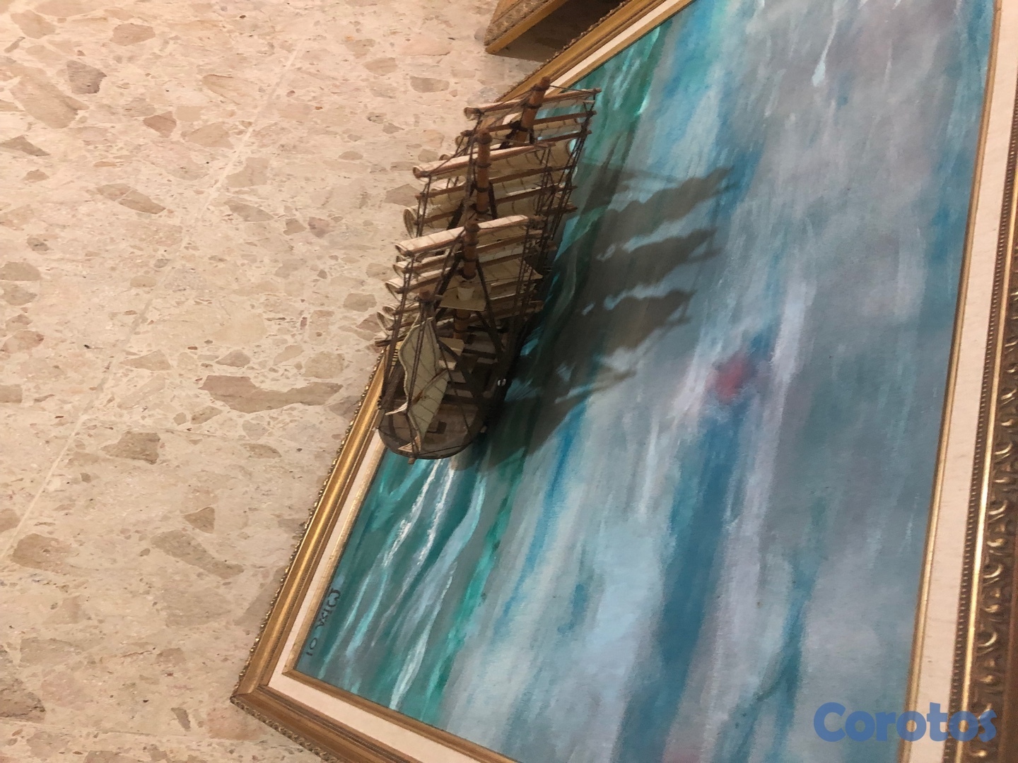 arte y antigüedades - Un cuadro del pintor Miso 4