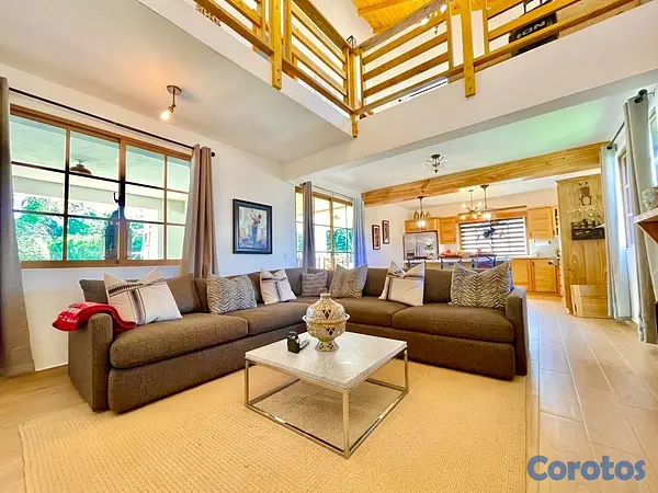casas vacacionales y villas - villa moderna en venta en jarabacoa  4