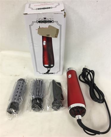 salud y belleza - BLOWER de barba 4 en 1, cepillo de aire caliente, voluminizador, alisador, 1