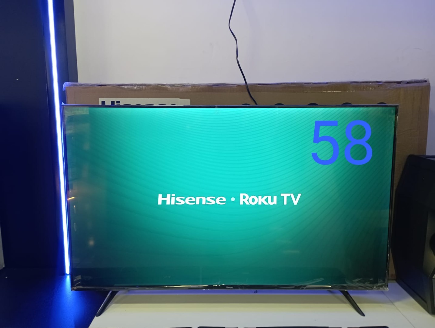 TV Hisense 58 pulgadas PuL. Roku Smart TV 4K T Pantalla Plana con LED Ultra 