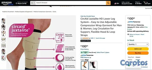 Salud y Equipamiento Médico - Faja Compresión CircAid Juxtalite HD  6