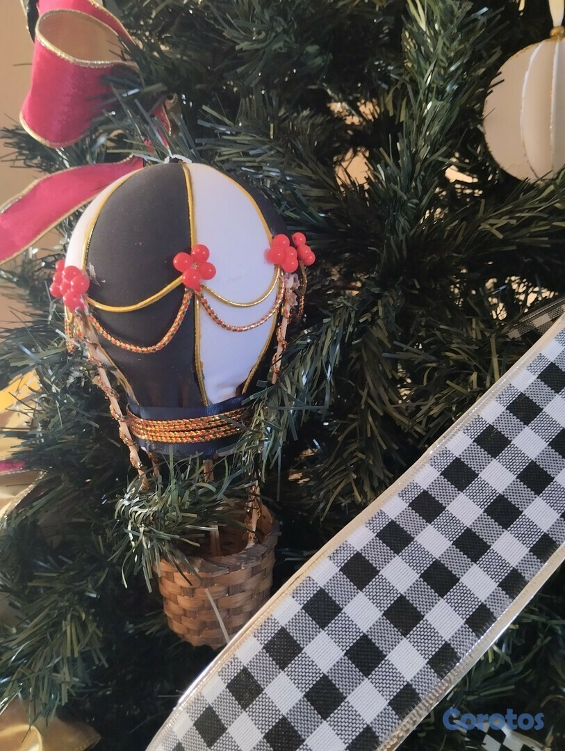 decoración y accesorios - Árbol de navidad de 7 pies con adornos incluidos  4