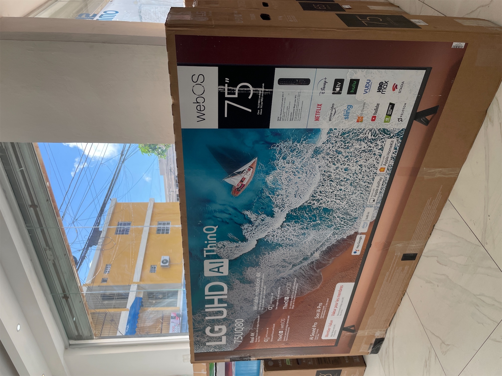 tv - Tv LG 75”UQ80 Smart Tv 4K Bluetooth magic control comando de voz garantía