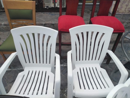 muebles y colchones - sillas plásticas
