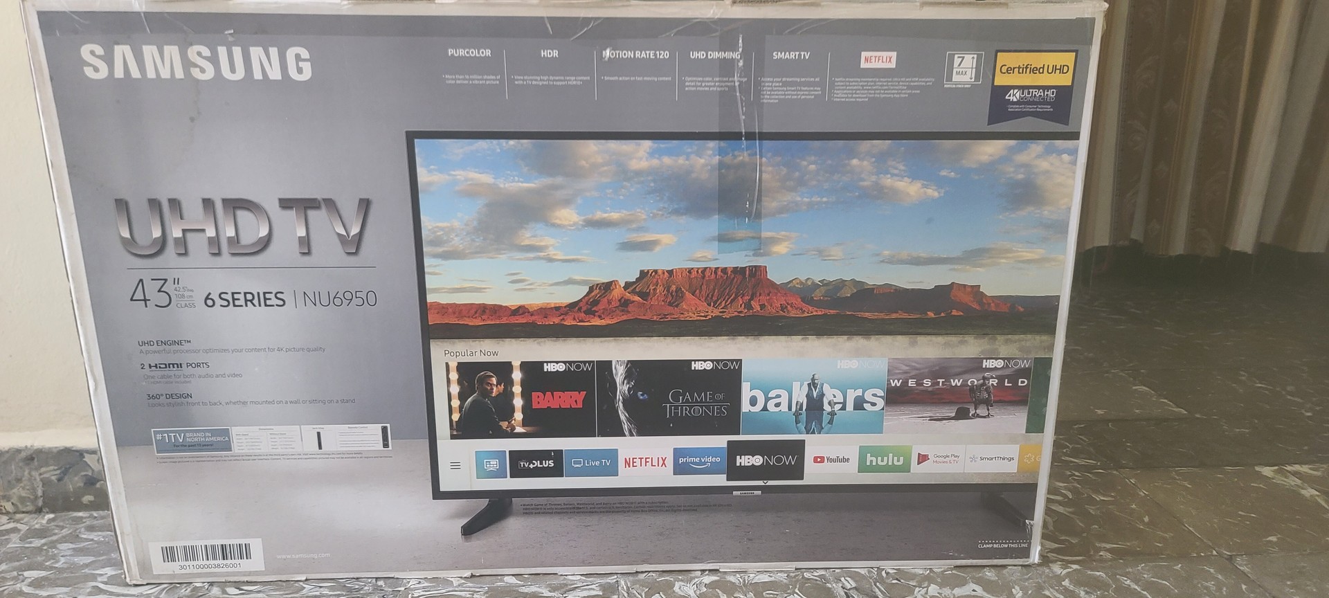 tv - Smart TV Samsung 43" 4K + Google Chromecast 4K $16,000 3