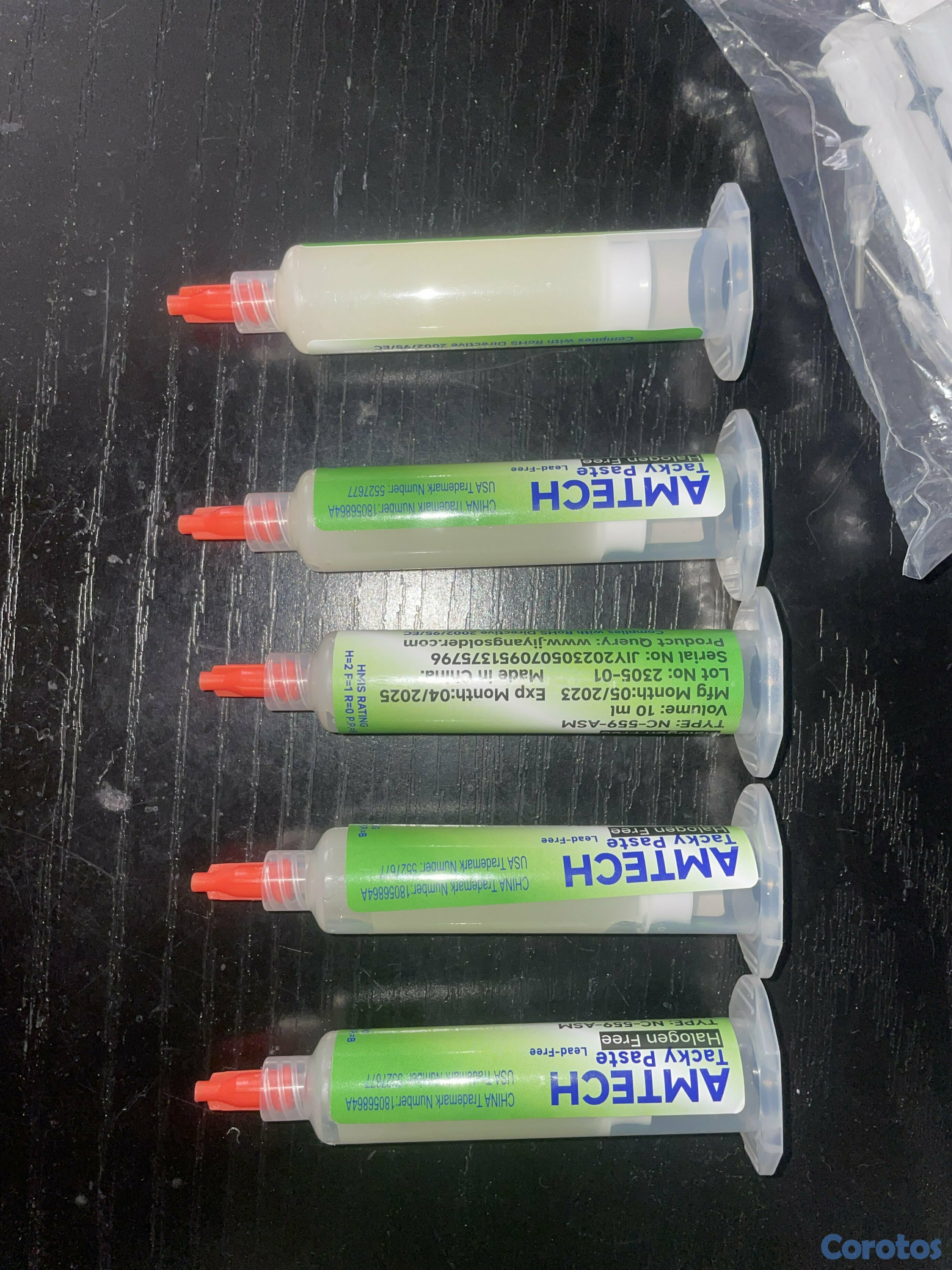 accesorios para electronica - pasta flux para soldadura smd electronica 2