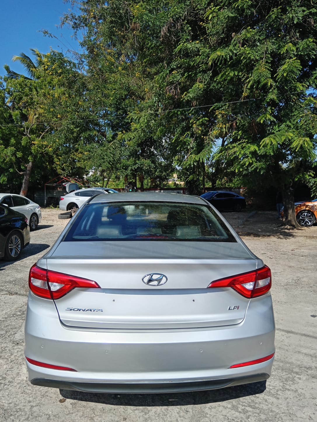 carros - HYUNDAI SONATA LF 2018 NARANJA 3