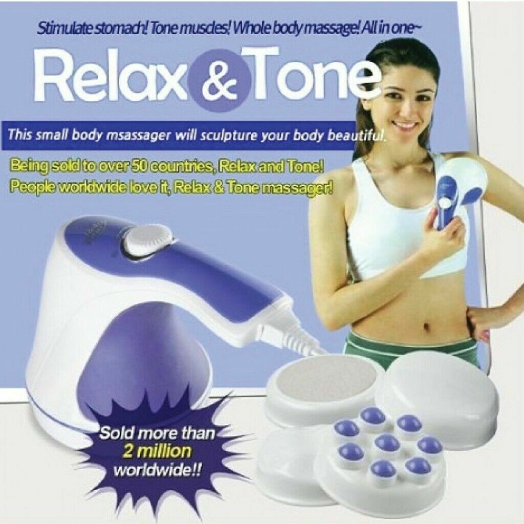 salud y belleza - Masajeador electrico Relax and SpinTone con cabezales intercambiables 1