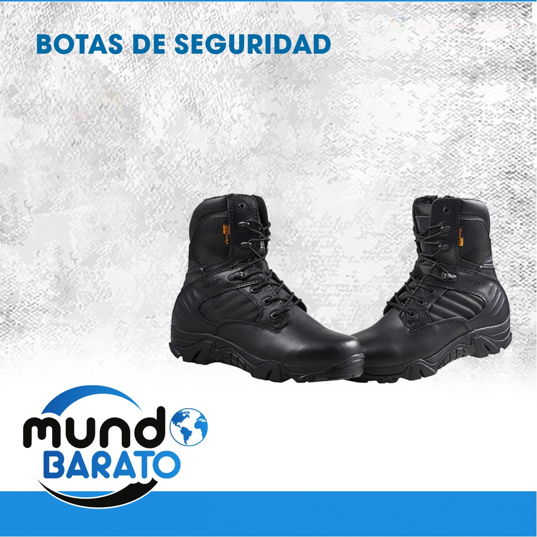 zapatos para hombre - Botas de Piel resistente Impermeable de Seguridad  1