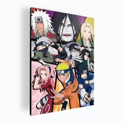 decoración y accesorios - CUADRO DE DIBUJOS ANIMADOS MEDIANO ANIME 0