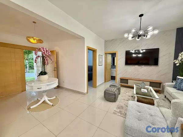 casas vacacionales y villas - VENDO LA ÚNICA VILLA NUEVA DISPONIBLE DENTRO DE ME 3