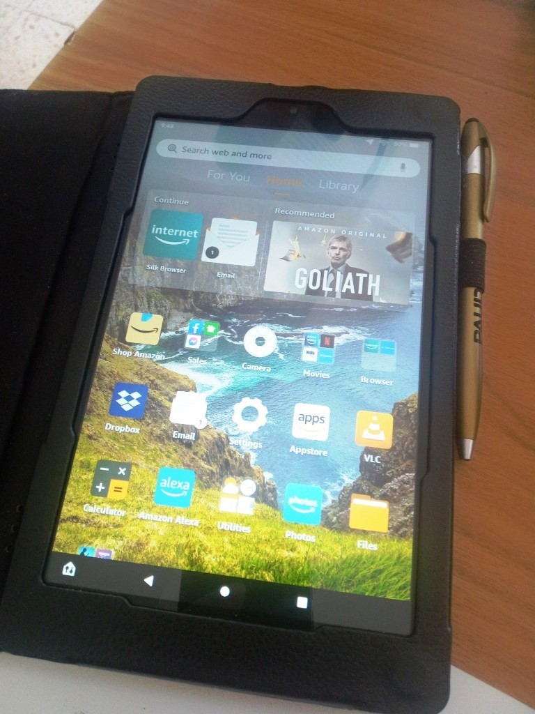 celulares y tabletas - Tablet FireHD 8" full accesorios 
