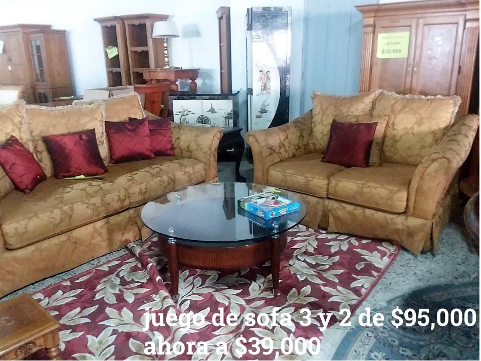 muebles y colchones - SOFA DE 3 Y DE 2 ASIENTOS IMPORTADO EN OFERTA