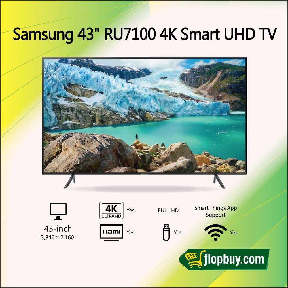 tv - Smart tv Samsung de 43  mod RU7100 como nuevo poco uso.