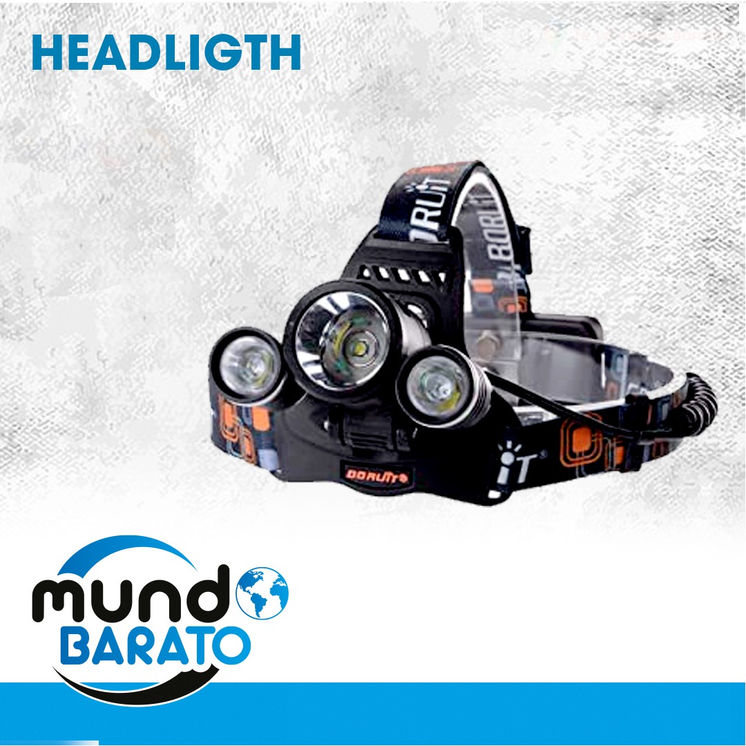 bicicletas y accesorios - Lampara Linterna De Cabeza Luz Led Recargable. Pesca. Bicicleta Camping foco 0