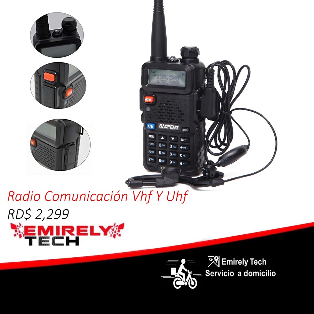 otros electronicos - Radios De Comunicacion Radio Baofeng Vhf Y Uhf walkie talkie