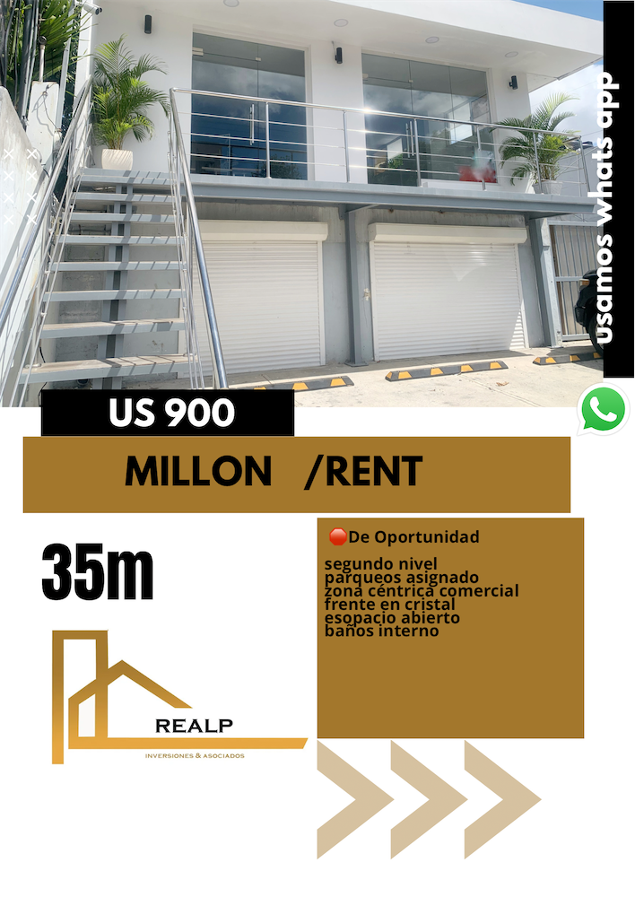 oficinas y locales comerciales - Local comercial en el Millon