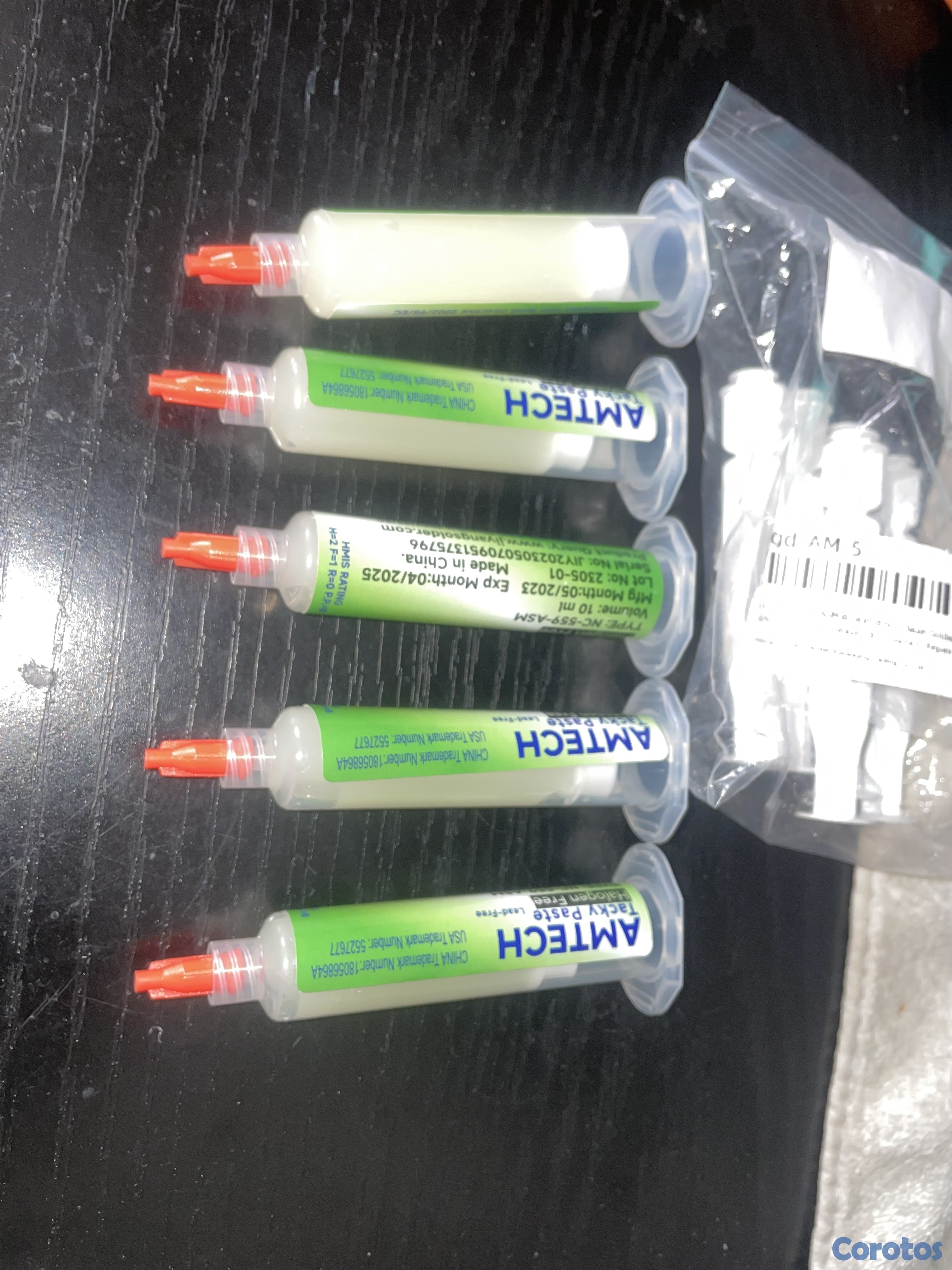 accesorios para electronica - pasta flux para soldadura smd electronica 3